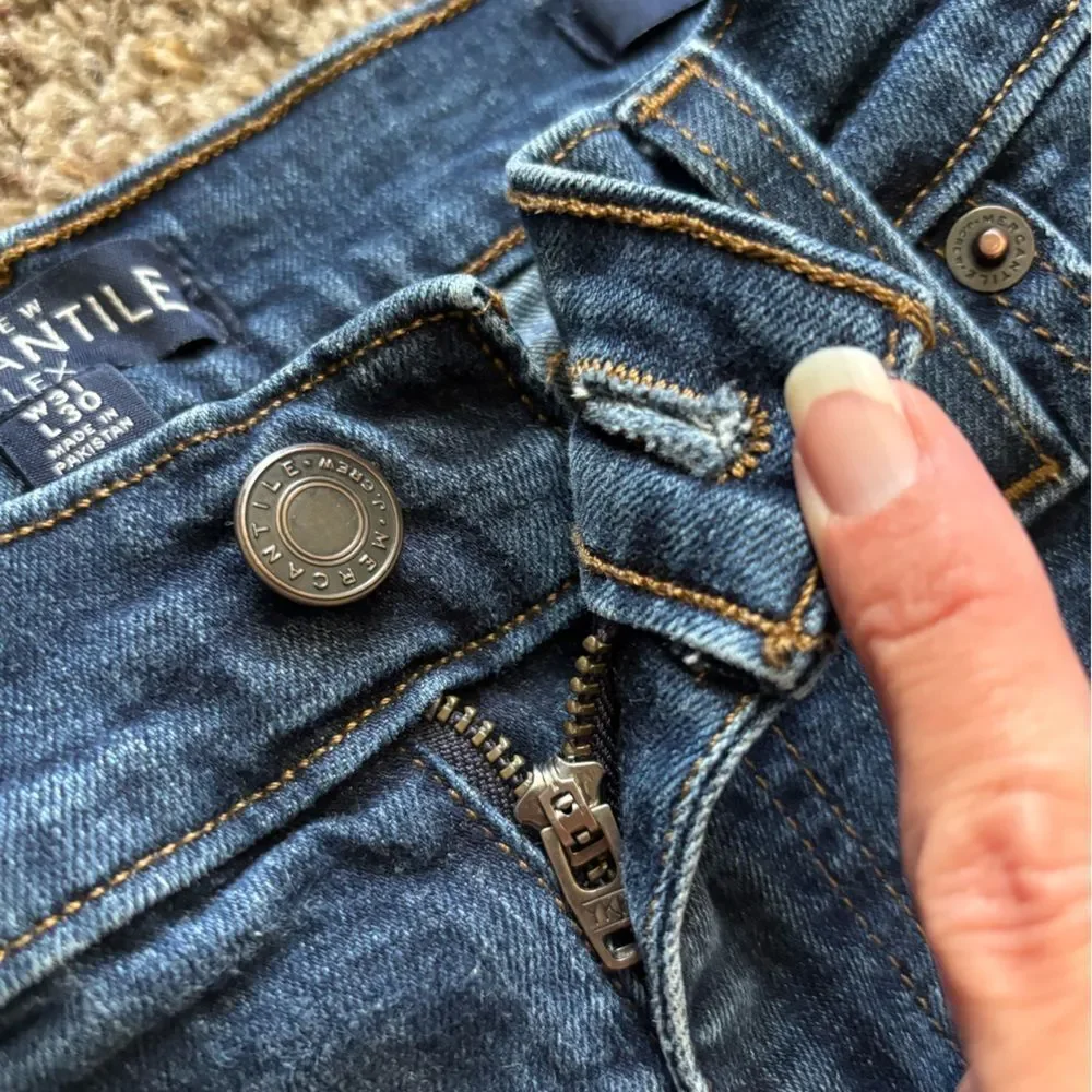 J. Crew Mercantile‎ Flex Jeans Slim Mens Size 31 30